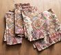 Lila Floral Cotton Napkins - Set of 4
