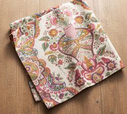 Lila Floral Cotton Napkins - Set of 4