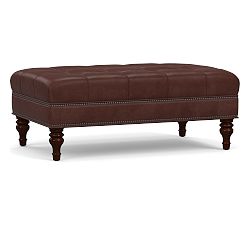 Martin Leather Ottoman