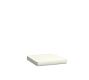 Torrey Cushion Cover outdoor Dining Square Armchair, High Performance Canvas; White