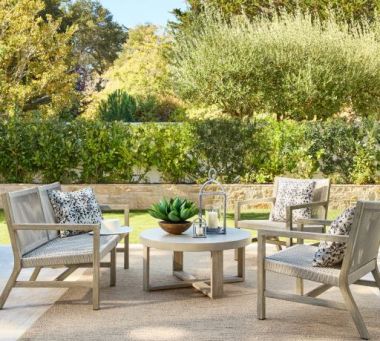 Pottery Barn ポッタリーバーン ウッドガーデンチェア&テーブル Pottery Barn ポッタリーバーン ウッドガーデンチェア&テーブル