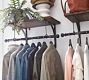 New York Closet Collection Clothing Rod &amp; Shelf