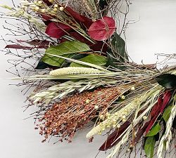 Dried Autumnal Dusk Wreath