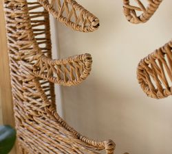 Handcrafted Monstera Seagrass Wall Art