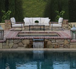 Bowie Metal Outdoor Sofa (52&quot; - 76&quot;)