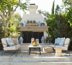 Bowie Metal Outdoor Sofa (52&quot; - 76&quot;)