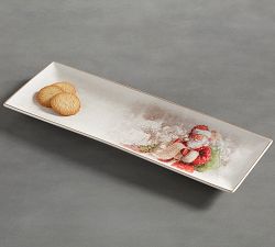 Nostalgic Santa Cookie Platter