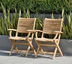 Saldano 9-Piece Teak Square Dining Table with Maya Folding Dining Armchair Set