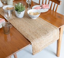 Hand-Braided Jute Table Runner