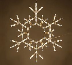Warm White LED Folding Snowflake