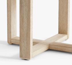 Indio Eucalyptus Round Outdoor Side Table (20&quot;)