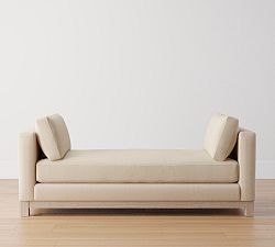 Open Box: Jake Seadrift Wood Base Settee