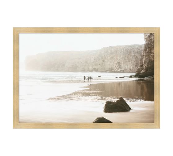 Sunrise Surf Framed Print - Thumbnail 4