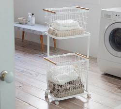 Tosca Laundry Basket &amp; Wagon Set