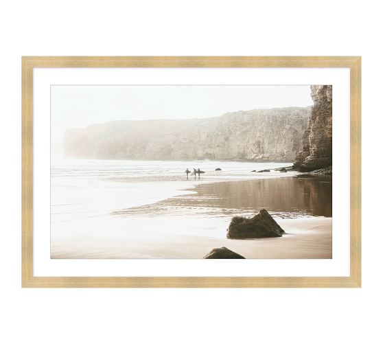 Sunrise Surf Framed Print - Thumbnail 3