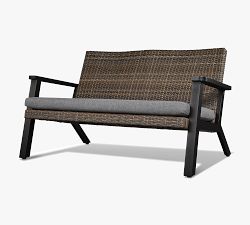 Beta Wicker Outdoor Bench