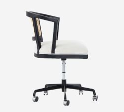 Lisbon Cane Swivel Desk Chair