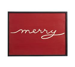 Merry Sign Wall Art