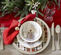 Jingle Bell Twine Napkin Rings, Set of 4