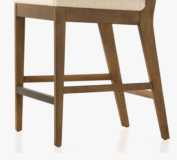 Full view of chair legs and stretcher
