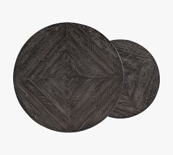 Rincon Round Metal Nesting Table (14"-19")