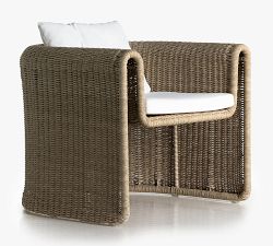 Beldon Wicker Outdoor Lounge Chair