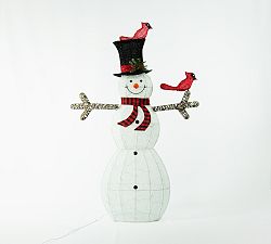 Lit Frosty Snowman