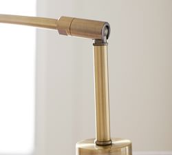 Locke Marble Arc Floor Lamp (77")