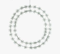 Lit Twinkling Cluster Wreath