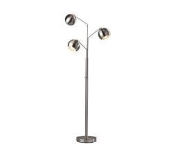 Brooks Metal Triple Head Floor Lamp (68")
