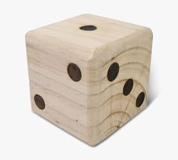 Oversized Wooden Yard Dice