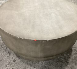 Open Box: Byron Round Coffee Table, 39" - Mason Gray
