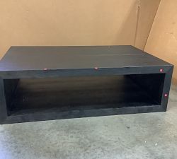 Open Box: Folsom Rectangular Grand Coffee Table (60&quot;) - Charcoal