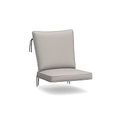 Open Box: Verona Outdoor Bistro Chair Cushion Only - Sunbrella® Flax