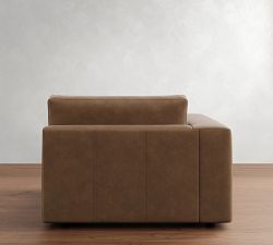 Build Your Own Carmel Lounge Square Arm Leather Sectional