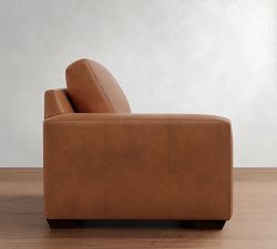 Build Your Own Big Sur Square Arm Leather Sectional