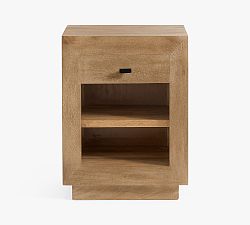 Open Box: Oakleigh Mini Nightstand - Heirloom Wheat, Modern Hardware