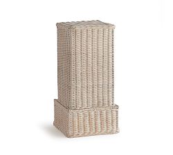 Open Box: Handwoven Rattan Pedestal, Small