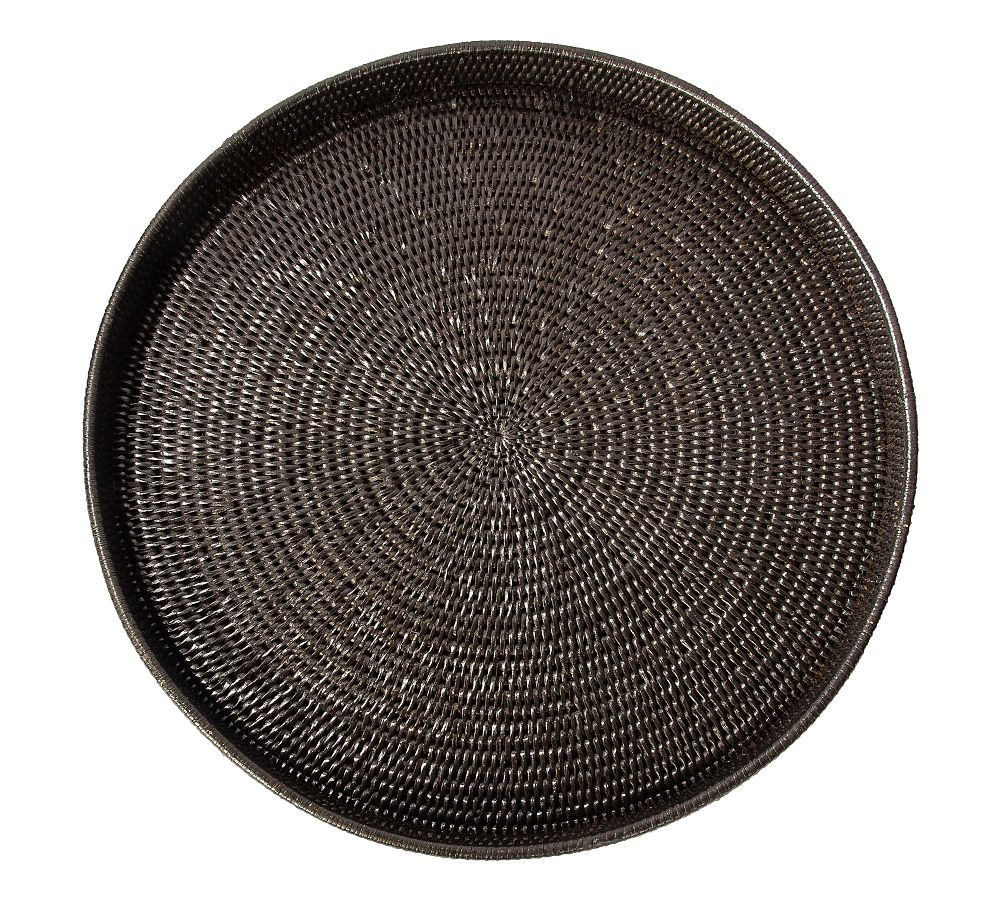 Tava Handwoven Rattan Oversized Round Tray