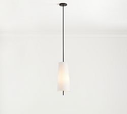 Fallon Forged-Iron Shade Pendant (8")