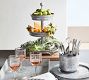 Galvanized Metal Three Tiered Stand