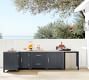 Indio Metal Outdoor Kitchen Corner Cabinet (45")