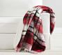 Lodge Plaid Sherpa Back Throw