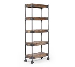 Williams Reclaimed Wood Open Bookcase (31.5")