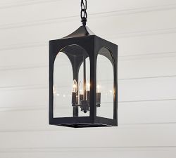 Caleb Outdoor Metal Lantern Pendant (11")