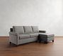 Cameron Roll Arm Reversible Chaise Sleeper Sectional (89")