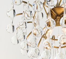 Helena Crystal Teardrop Chandelier (16&quot;)