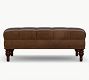 Martin Leather Ottoman