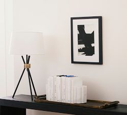 White Marble Book Ends - Set of 2