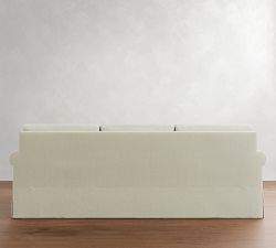 York Roll Arm Deep Seat Slipcovered Side Sleeper Sofa (97&quot;)